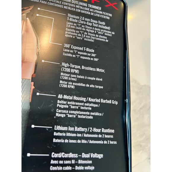 BaBylissPRO Barberology Hair Trimmer for Men FX787RG ROSEFX & Electric Razor - Picture 13 of 13